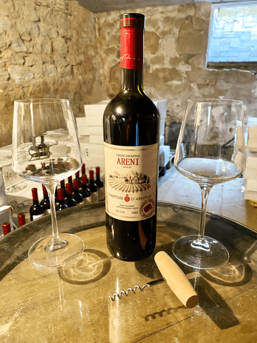 Vin rouge sec - Cépage Aréni 